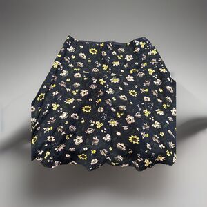 Ann Taylor Skirt Size 12 Floral Print Blue EUC